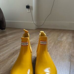 Hunter Yellow Rain Boots